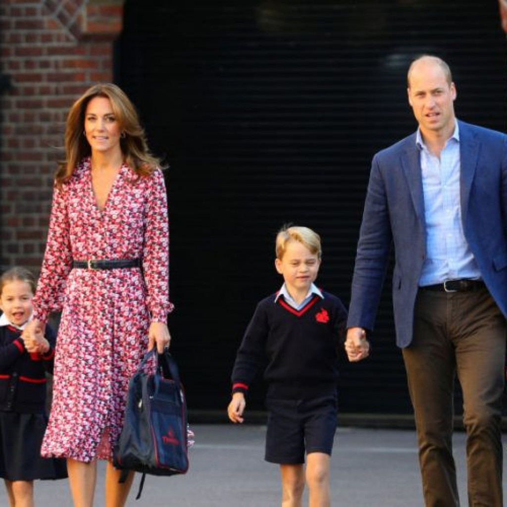 Fotografije dana: Princ Vilijam i vojvotkinja Kejt ispratili dvoje dece u školu