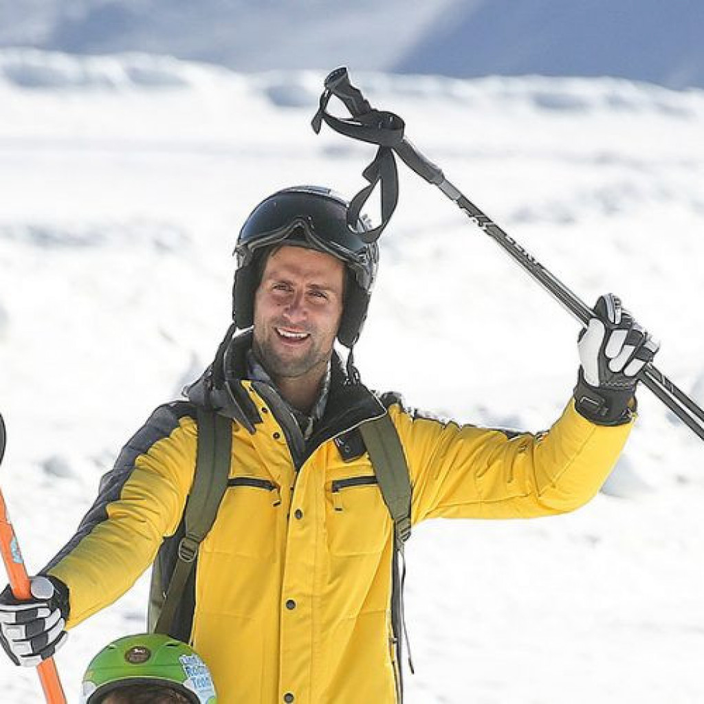 Đoković kao učitelj skijanja