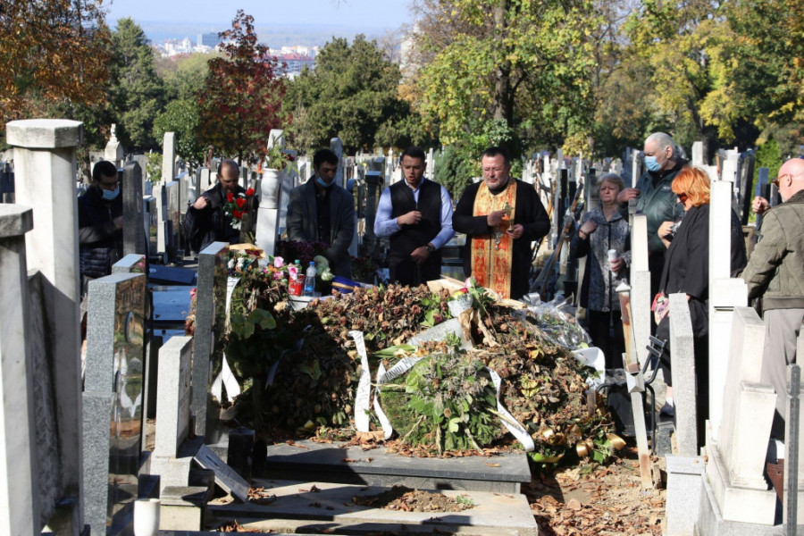 Četrdesetodnevni pomen Marini Tucaković na Novom groblju u Beogradu